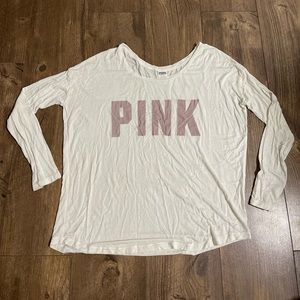 VS Pink Long Sleeve Top